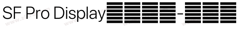 SF Pro Display苹果官方字体转换